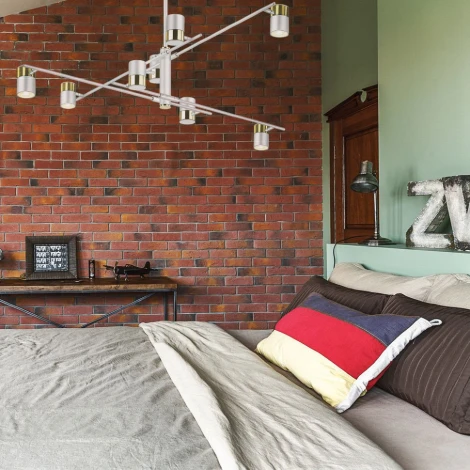 Потолочная люстра Lumien Hall Sauris LH8020/8P-WT-GD