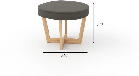 Пуф Arsko Вильсон каменный велюр