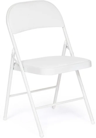 Стул складной FOLDER (mod. 032) / 1 шт. в упаковке Tetchair (Металл,Экокожа/Белый) арт. 19658