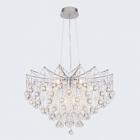 Подвесная люстра хрустальная Modelux MODELUX ML.6761.8 CR