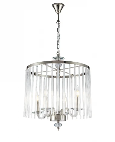 Подвесная люстра Simple Story 1037 1037-4PL (220V, на цепи, свеча, круглые)