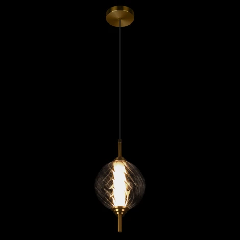 Подвесной светильник Loft It Helix 10421/B Smoke (LED, 220V, на проводе, шар)