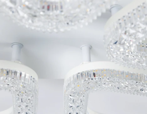 Потолочная люстра RGB Ambrella Original FA3925 (LED, 220V, пульт управления, цветы)