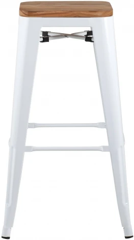 Стул барный Stool Group TOLIX WOOD белый глянцевый УТ000001864