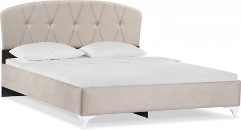 Двуспальная кровать Алберто 160 (Алберто 160x200 салют 02) Woodville арт.490785