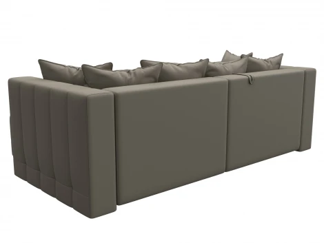 Диван угловой Лига-052 НПБ угол универсальный (ЛДСП,Брус,Фанера/Пластик/Экокожа/Бежевый) Лига Диванов 129910