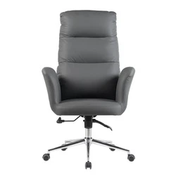 Кресло руководителя TopChairs Solid NC серый арт.УТ000041632