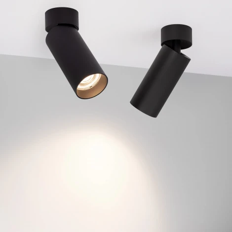 Накладной точечный светильник SP-GABI-SURFACE-FLAP-R60-12W Day4000 (BK, 60 deg, 230V) (Arlight, IP40 Металл) 052349 (LED)