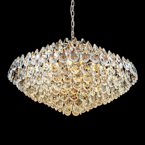 Подвесная люстра хрустальная Modelux MODELUX ML.8861.24P GD