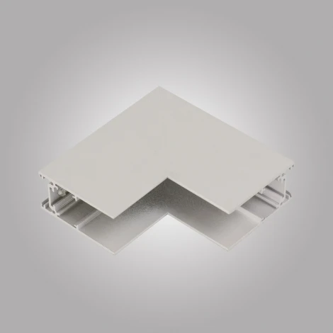 Коннектор угловой внутренний для накладного магнитного шинопровода AM Group MAGNET AM401 LL-20B 90° ВНУТРЕННИЙ WH (48V)