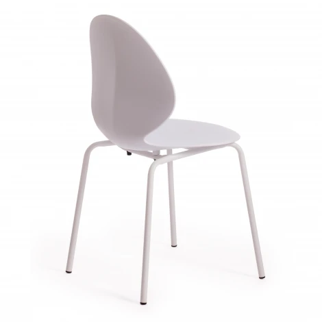 Стул EBAY (mod 03) серый (металл/пластик)