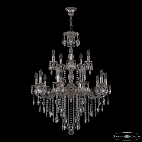 Подвесная люстра Bohemia 7301 73101/10+5/250/2d B Ni