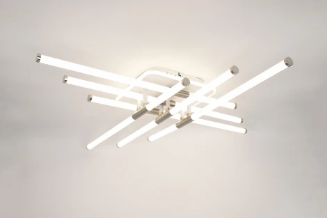 Потолочная люстра светодиодная Rivoli 6196-733 Morgan LED 110 Вт 3000-6000 К с пультом