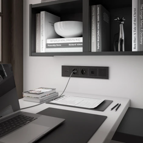 Розетка HDMI (черный матовый) Werkel W1186008 (a051601)