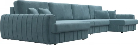 Диван П-образный Лига-057 НПБ Лонг Лига Диванов (Велюр) арт.129327