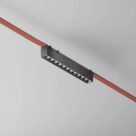 Трековый светильник ременной Downlight Maytoni Points Parity TR128B-12W4K-M-B 4000K 12Вт черный (48V)