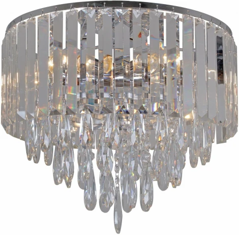 Потолочная люстра Reluce 09055-3.3-06 CR (220V, хрусталь)