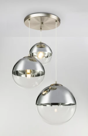 Подвесной светильник Globo Varus 15851-3 (220V, на проводе, шарики)