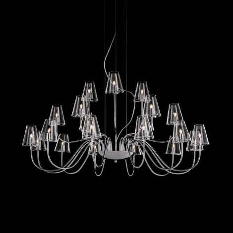 Подвесная большая люстра Lightstar Diafano 758214 (220V, на тросе)