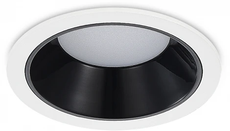 Встраиваемый светильник ST Luce ST755.438.07 Черный LED 1*7W (220V, круглые)