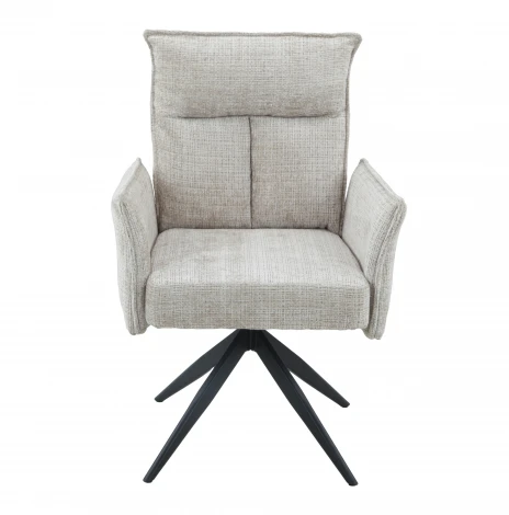 Стул DikLine 6824 тк. Бежевая 709-2, опоры черные поворотный 00-00076087