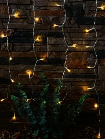 Грунтовый светильник на солнечной батарее Uniel USL-S-131/PT1515 WARM WHITE CURTAIN (LED, IP44)