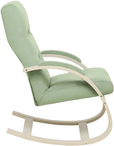 Кресло-качалка Leset Милано (Фанера,Березовый шпон,Металл,Велюр/Бирюзовый) арт.2500000065484