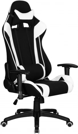 Кресло игровое DOBRIN DALLAS (черно-белый)