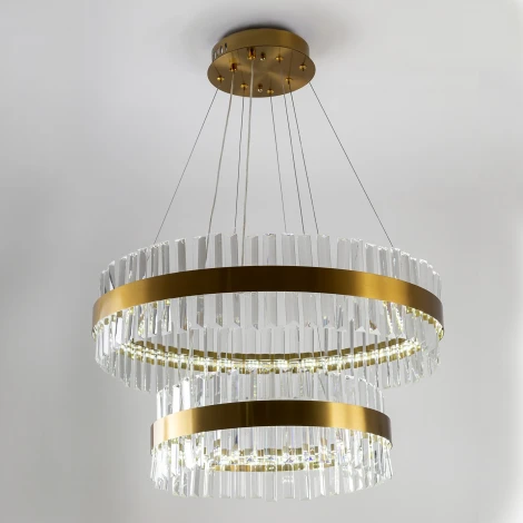 Подвесной светильник светодиодный хрустальный с регулировкой цветовой температуры Modelux MODELUX ML.009.600.400