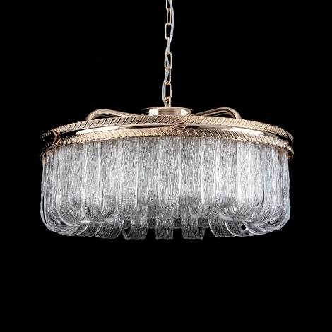 Подвесная люстра светодиодная с пультом Modelux ML.9542.600 GD