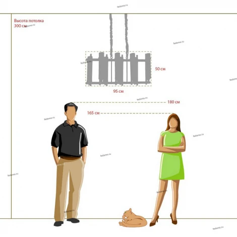 Подвесная люстра Chiaro Айвенго 669010608