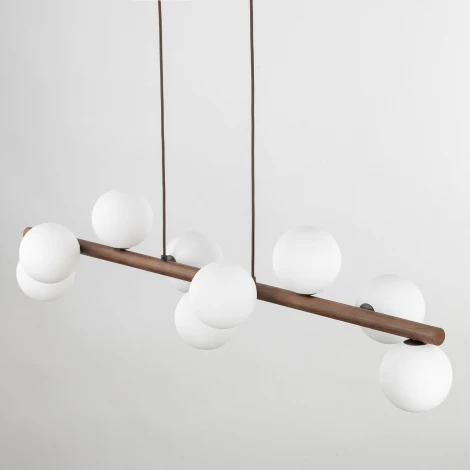 Подвесной светильник TK Lighting Estera Wood 10273 (220V, на проводе, шарики)