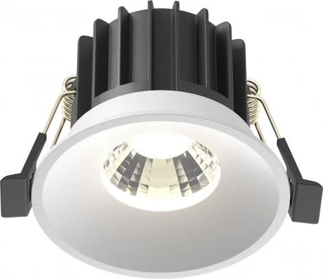 Встраиваемый светильник Maytoni Round DL058-12W4K-W (LED, 220V, круглые)