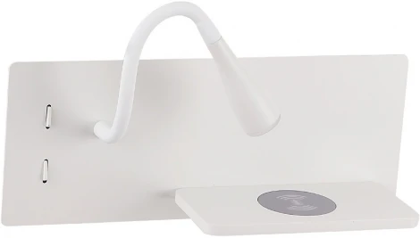 Настенный светильник светодиодный Crystal Lux CLT 217W CLT 217W Qi+USB WH