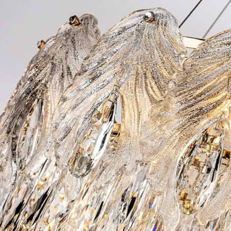 Подвесная люстра хрустальная Modelux ML.7445.600 GD