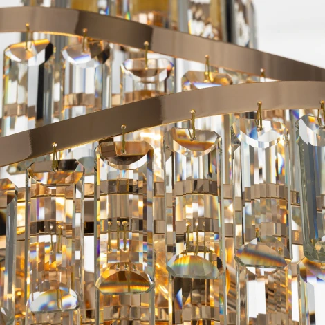 Подвесная люстра хрусталь Citilux Naiad CL315152 (220V, на цепи)