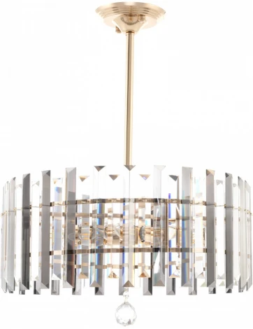 Подвесная люстра хрустальная на штанге Arte Milano Sorrento-1409 371409/6/350/470 GD (220V)