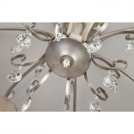 Потолочная люстра Eurosvet Liona 60065/8 серебро (220V)