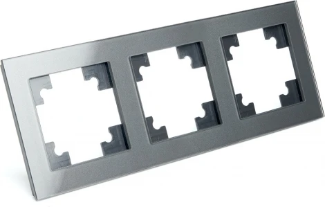 Рамка на 3 поста (графит) Stekker Катрин 39541