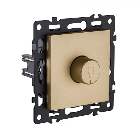 Светорегулятор для светодиодных ламп 200W золотой Kollinger Asthetik AS-023GD