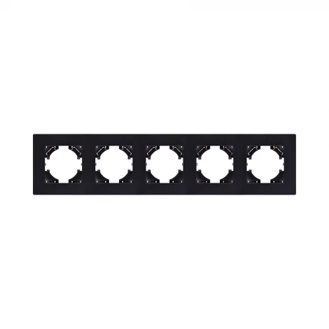 Рамка 5-постовая черный Kollinger Aspekt AT5BK