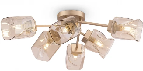 Потолочная люстра Freya Isabella FR5095CL-06G (220V, куб)