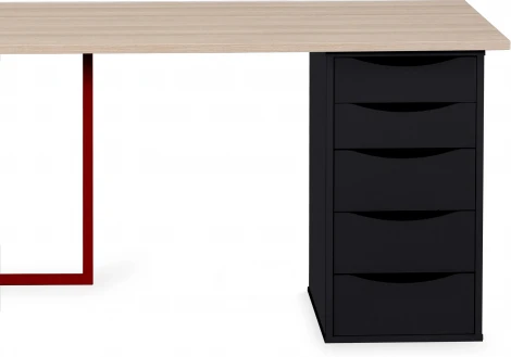 Композиция ОГОГО Board 1800х700 (ЛДСП/Красный,Черный)