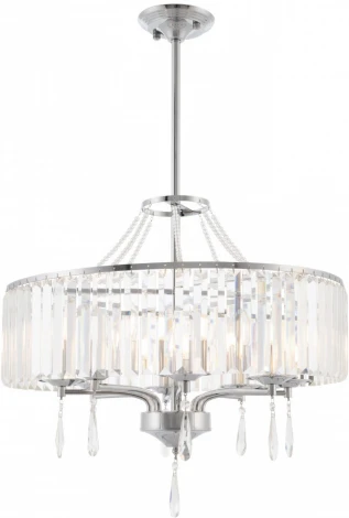 Подвесная люстра хрустальная на штанге Arte Milano Sorrento-1009 371009/8/300/600 CR (220V)