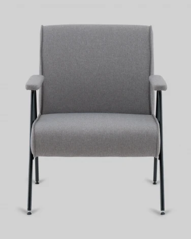 Кресло Эндино рогожка серый Stool Group арт.УТ000041561