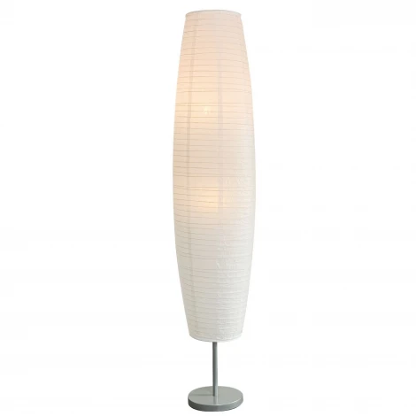 Торшер Е27, 2х60W. механический выключатель, белый Uniel UML-T410 2хE27 WHITE