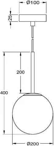 Подвесной светильник Basic form MOD321PL-01B1 Maytoni