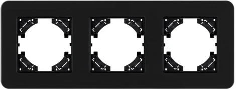 Рамка стеклянная FRM-OMALI-SFGS-3-BK (Arlight) 049713