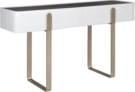 Консоль светлая с металл. каркасом 140*40*82см Garda Decor арт.77IP-20862