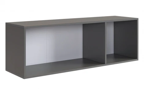 Антресоль трехдверная L1200 Баско Mebelson (ЛДСП/Графит) арт.173775,2125